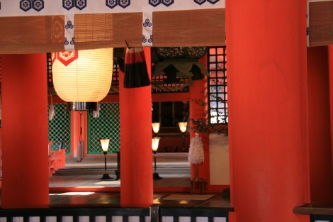 11. L'intérieur du temple.