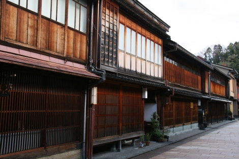 4. Le quartier Higashi Chaya-gai ou quartier des geisha de Kanazawa.